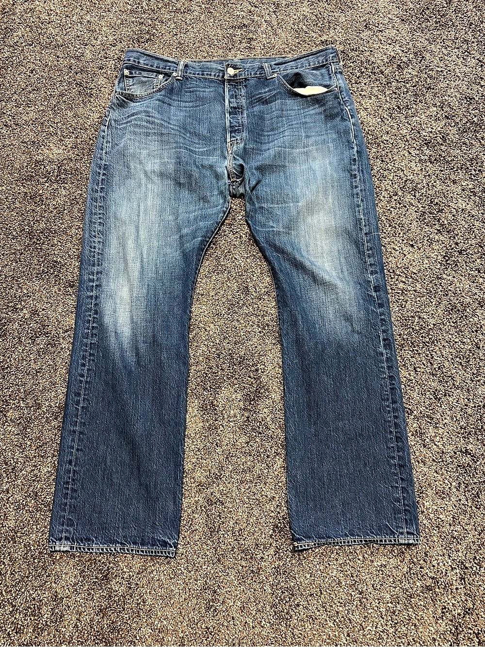Levi's 501 Straight Leg Jeans Waist 40x32 Blue